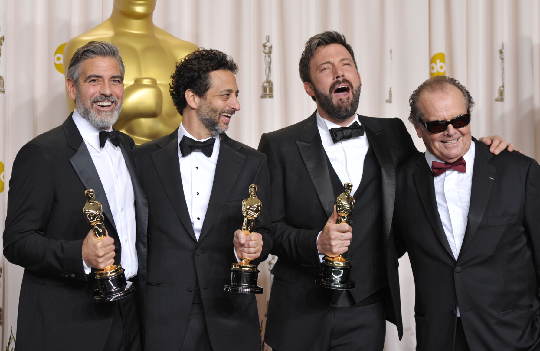 George Clooney, Grant Heslov, Ben Affleck, Jack Nicholson